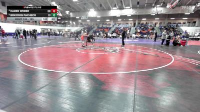 133 lbs Cons. Round 6 - Leland Reeves, Georgetown (KY) vs Dante Rigal, Briar Cliff (Iowa)