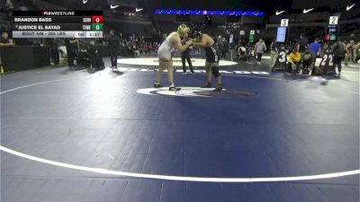 285 lbs Round Of 16 - Brandon Bass, Servite (SS) vs Justice El Sayad, Temecula Valley (SS)