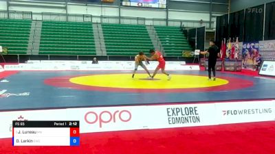 FS 65 lbs Quarterfinal - Jason Luneau, Montreal NTC vs Devan Larkin, Edmonton Wrestling Club