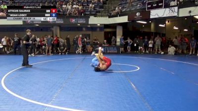110 lbs Champ. Rd Of 16 - Atticus Salinas, Gold Rush Wrestling vs Noah Losey, Bishop McCort High School Wrestling