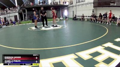 121 lbs Round 2 (6 Team) - Zoey Pulver, Washington vs Kimberly Olaeta, New York