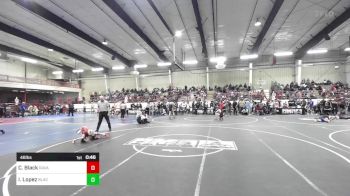 46 lbs Rr Rnd 5 - Colten Black, Ravage WC vs Isaiah Lopez, Black Fox Wrestling Academy