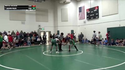 140 lbs Cons. Round 3 - Jaxon Pace, Pelham Park Middle School vs Bryce Wilson, Southlawn Middle School