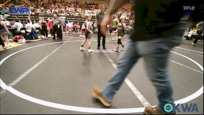 64 lbs Consolation - Jarod Smith, Tecumseh Youth Wrestling vs Gage Purdum, Comanche Takedown Club