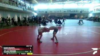 174 lbs Quarterfinal - Dylan Weaver, Shenandoah University vs Kade Kravits, King`s College (Pennsylvania)