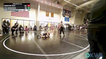 83 lbs Rr Rnd 2 - Madilynn Filby, Collinsville Cardinal Youth Wrestling vs Ava Henderson, HURRICANE WRESTLING ACADEMY