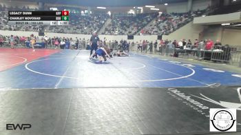 105 lbs Round Of 16 - LEGACY DUNN, KIPP TULSA vs Charley Novosad, Bixby JH Girls