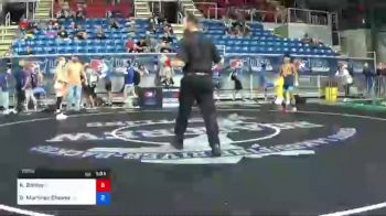 113 lbs Consi Of 64 #2 - Kolten Barker, Ohio vs Giovanni Martinez Chavez, Arizona