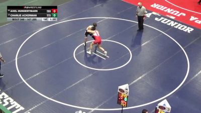 147 lbs Round Of 64 - Axel Hundertmark, Trinity vs Charlie Ackerman, Titusville