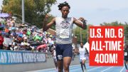 Rising Junior Jonathan Simms Clocks U.S. No. 6 All-Time 45.12 For 400m