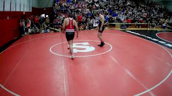 215 lbs Champ. Round 1 - Cameron Gray, Ligonier Valley Hs vs Kaden Shannon, Southmoreland Hs