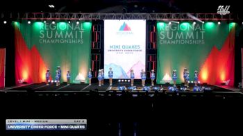 University Cheer Force - Mini Quakes [2026 L1 Mini - Medium Day 2] 2026 The West Regional Summit