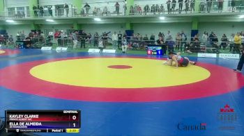 61kg Semifinal - Kayley Clarke, Prince Albert WC vs Ella De Almeida, Jr Marauders