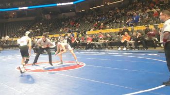 120 Class 2 lbs Champ. Round 1 - Colby Schreck, Mid-Buchanan vs Evan Blair, Mexico