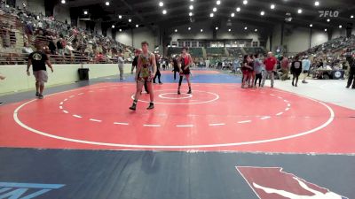 130-140 lbs Rr Rnd 5 - Levi Carrico, Georgia vs Sawyer Johnson, Rockmart Takedown Club