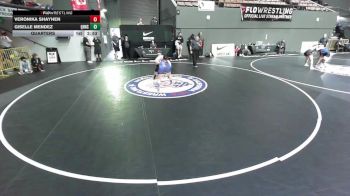 Quarters - Veronika Shayhen vs Giselle Mendez, Quartz Hill High School Wrestling