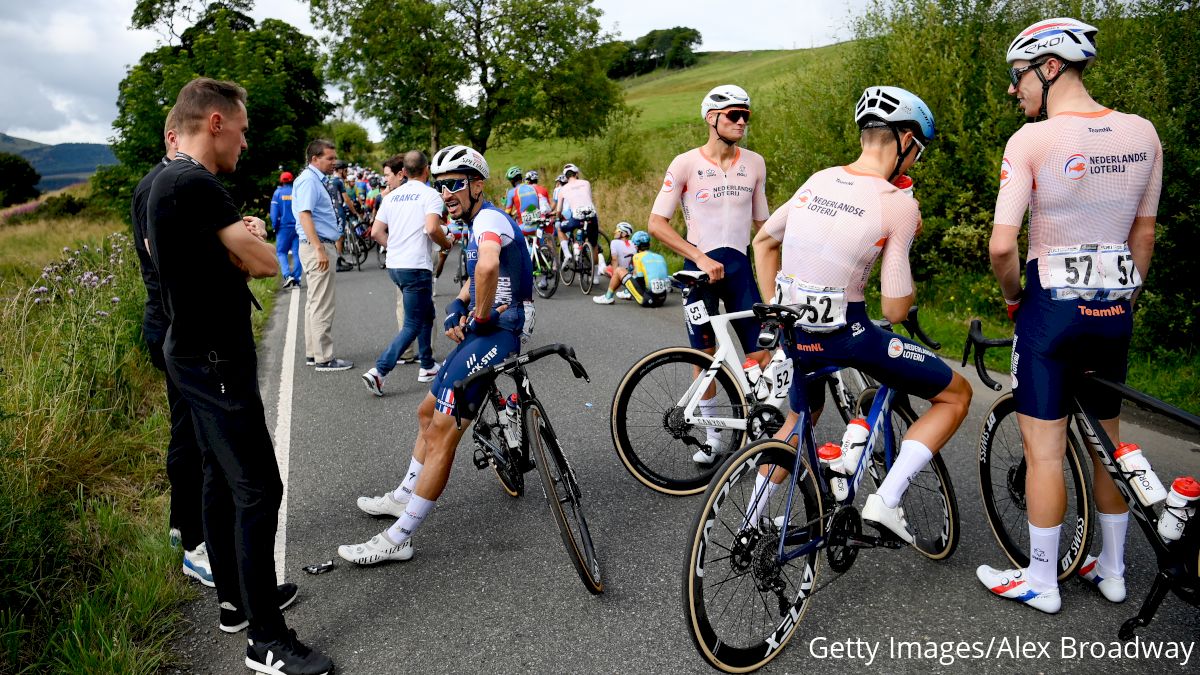 Protest Halts Men's Race At 2023 UCI Road World Championships