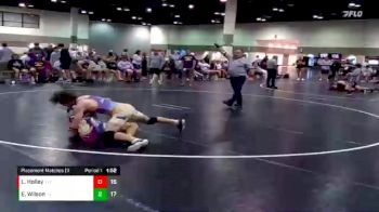 152 lbs Placement Matches (16 Team) - Landen Holley, Funky Monkey vs Ean Wilson, Bubbletown Mat