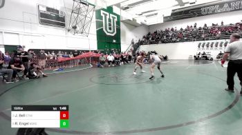 132 lbs Quarterfinal - Jacob Bell, Etiwanda vs Ryder Engel, Norco
