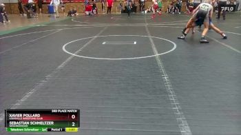 110 lbs 3rd Place Match - Xavier Pollard, Louisville Wrestling Club vs Sebastian Schmeltzer, Neighborhood