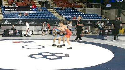 106 lbs Cons. Rd Of 32 - Cooper Combs, Tennessee vs Keyen Taplin, Kansas