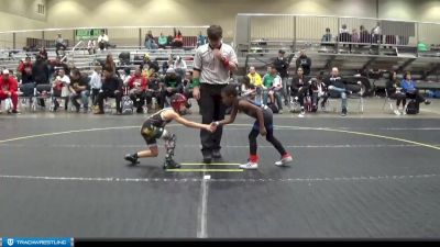 56 lbs Round 1 (4 Team) - Calvin Greer, Contenders WA Blue vs Reggie Askew JR, ARES Black