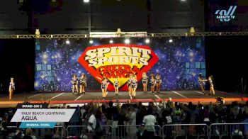 Palm Beach Lightning - AQUA [2023 L3 Youth Day 2] 2023 Spirit Sports West Palm Beach Nationals