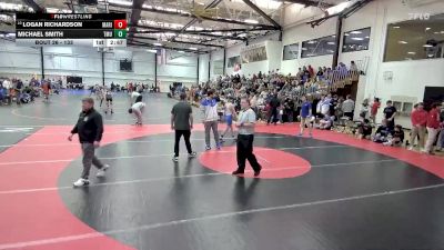 133 lbs Champ. Round 1 - Logan Richardson, Marian University (IN) vs Michael Smith, Thomas More