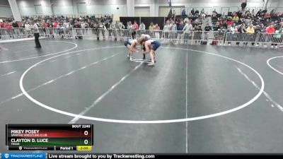 144 lbs Champ. Round 2 - Clayton D. Luce, Texas vs Mikey Posey, Spartan Wrestling Club