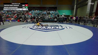 150 lbs Consi Of 8 #2 - CHEYGO`ONEP GENSAW, Del Norte (CC) vs Shiloh Jackson-Bey, Allen