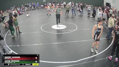 115 lbs Placement (4 Team) - Jentry Jackson, KC Elite vs Zayne Simmons, Summerville