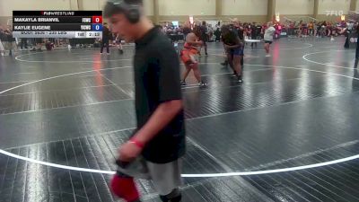 235 lbs Rr Rnd 2 - Makayla Brianvil, Team First Strike Wrestling Club vs Kaylie Eugene, Youth Impact Center Wrestling Club
