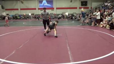 65 lbs Cons. Round 2 - Connor Belken, Hazel Green Youth Wrestling vs Jase Veale, River Rats Wrestling Club