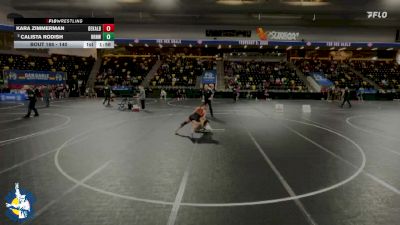 140 lbs Champ. Round 1 - Kara Zimmerman, DeKalb vs Calista Rodish, Raccoon River-Northwest