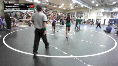 110 lbs 5th Place Match - Ashley Orozco, Eastside vs Janan Albouriny, Irvine