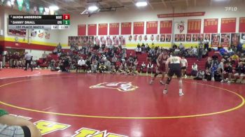 215 lbs 1st Place Match - Danny Small, Center Point-Urbana vs Jaxon Anderson, Mount Vernon