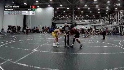 132 lbs Round 2 (4 Team) - Reid Buzby, North Hunterdon WC vs Malachi Brown, Colonial Pride
