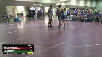 170 lbs Round 1 (6 Team) - Caleb Beals, Franklin Black vs Oliver Goggans, Indiana Smackdown White