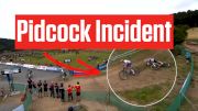 Tom Pidcock In Crash Incident Racing For Mountain Bike World Championships 2023 Medal