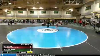 55 lbs Champ. Round 1 - Eli Braun, Gorilla Wrestling Club, Inc. vs Atticus Wass, Touch Of Gold