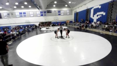 132 lbs Champ. Round 2 - Matthew Tran, Villa Park High School vs Shaurya Nadkarni, 5 Point Wrestling