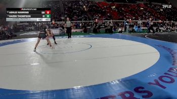 5A 132 lbs Cons. Round 2 - Hazen Thompson, Century vs Ashlei Hawkins, Sandpoint