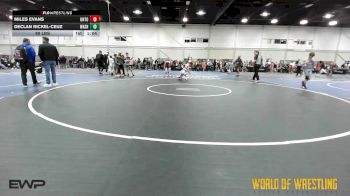 90 lbs Quarterfinal - Miles Evans, Untouchables 14U Black vs Declan Rickel-Ceuz, Washington 14U