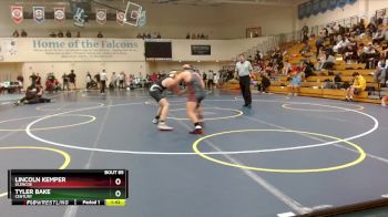 175 lbs Quarterfinal - Tyler Bake, Century vs Lincoln Kemper, Glencoe