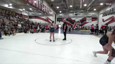 135 lbs Round 2 - Haven Vangorden, Los Osos Wrestling vs Faith Endres, Unaffiliated