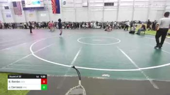 106 lbs Round Of 32 - Basen Rambo, Legacy Elite WC vs Jasias Carrasco, Dinuba WC