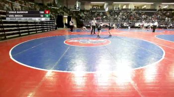 140 lbs Consolation - Jonas Barbour, Tomahawk Wrestling Club vs Joel Brock, The Storm Wrestling Center