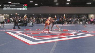 113 lbs Quarterfinal - Michael Bernabe, CA vs Jax Vang, CA