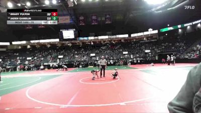 70 lbs Cons. Round 2 - Jaden Gamblin, SLW1 vs Brady Fulton, EMPA