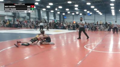 110 lbs Round 1 - 9:00am Friday - Zakey Tsarni, Mat Assassins vs Max Critzer, Ranger Wrestling Club